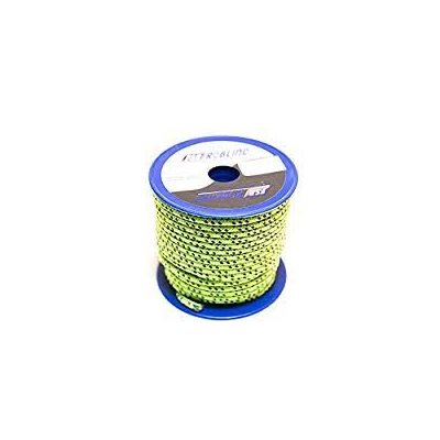 Robline polyester rope 3mm x 49 ft (neon green) 