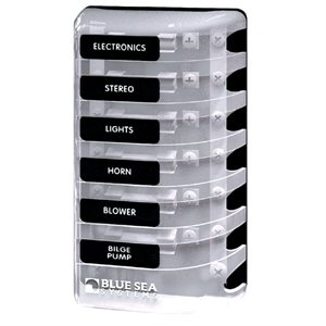 Blue sea 6 Fuse block with transparent cover