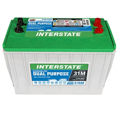 31 AGM Interstate Battery