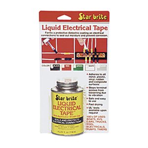 Starbrite Liquid black electric tape 4oz