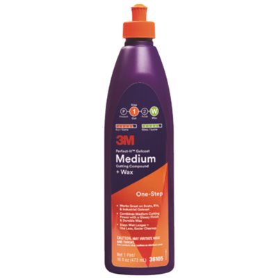 Perfect-It Gelcoat Medium Cutting Compound and wax 473ml
