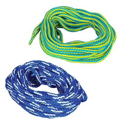 4-person tube floating rope (aqua / yellow))