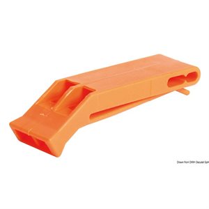 Orange Plastic Whistle