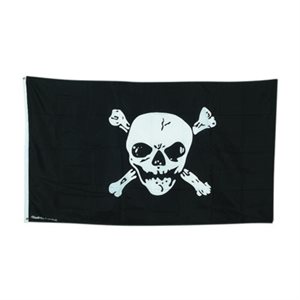 Drapeau de pirate 18X9'' de Nauticalia