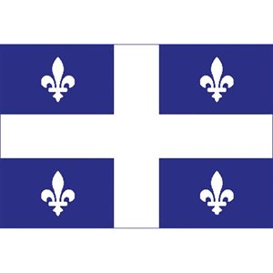 Drapeau 9 x 18 Québec