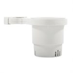 Clamp-On Rail Cup Holder 1-1 / 2 TO 2'' (white)