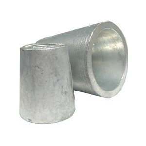 Canada Metal Zinc anode D25 for Beneteau and Jeanneau shaft tip