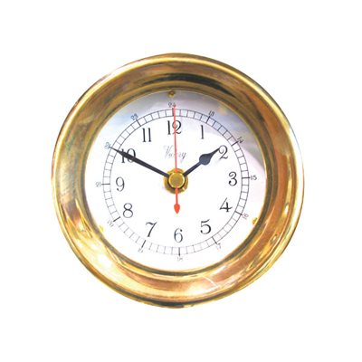 Victory 3.25'' dial brass clock