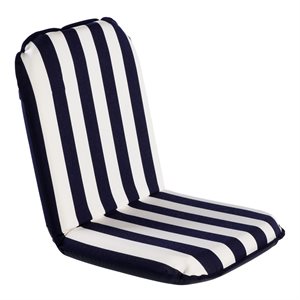 Comfort Seat Folding Chair (white and Blue)