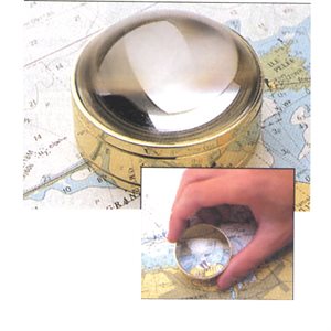Nauticalia Magnifier 3x glass and brass