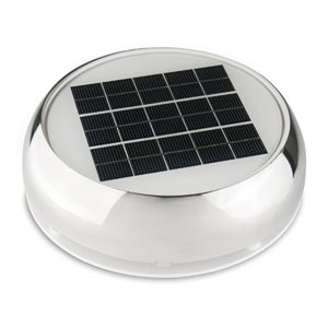 Ventilateur solaire auto-rechargeable Day Night Plus 3'' de Nicro (inox)