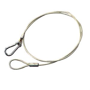 Outboard motor safety cable