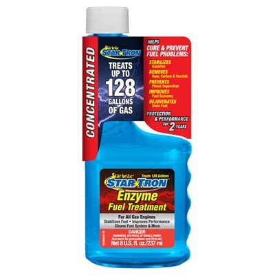 Star Tron Enzyme Fuel Treatment - Concentrated Gas Formula (8 oz)
