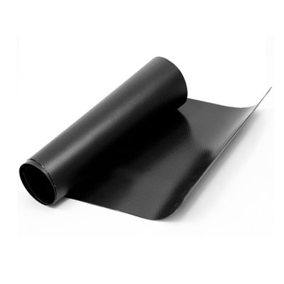 Tissu noir en PVC-Strongan.