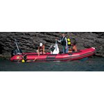 Inflatable RIB boat Zodiac Pro 550 Red with F70L