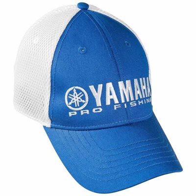 Casquette réglable YAMAHA PRO FISHING (blanc / bleu)
