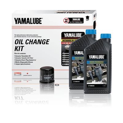 YAMAHA 10W-30 4M marine performance oil change kit - OB (4 L)
